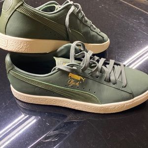 Green Puma Clydes